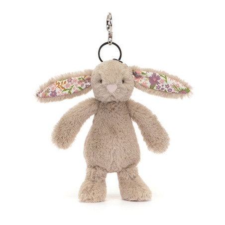 Blossom Beige Bunny "Petal" Bag Charm. BAS4BMBC. Peluche Jellycat. Los mejores productos en L'aura Bella tu tienda online