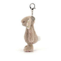 Blossom Beige Bunny "Petal" Bag Charm. BAS4BMBC. Peluche Jellycat. Los mejores productos en L'aura Bella tu tienda online