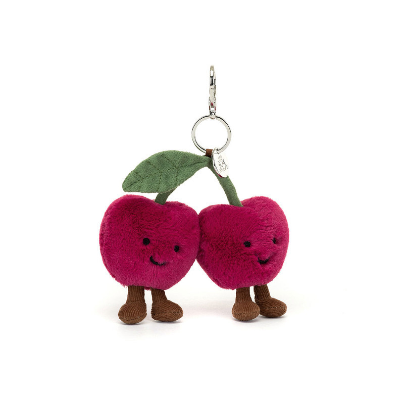 Amuseables Cherries Bag Charm. A4CHSBC. Peluche Jellycat. Los mejores productos en L'aura Bella tu tienda online