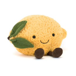 Amuseables Lemon Small, Limón pequeño feliz. A6L. Peluche Jellycat. Los mejores productos en L'aura Bella, tu tienda online