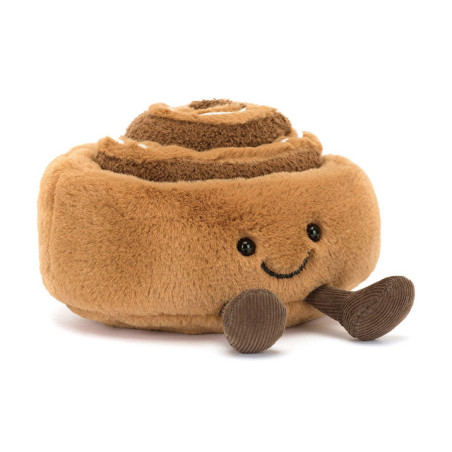 Amuseables Cinnamon Bun, Bollo de canela Feliz. A4CNB. Peluche Jellycat. Los mejores productos en L'aura Bella, tu tienda online