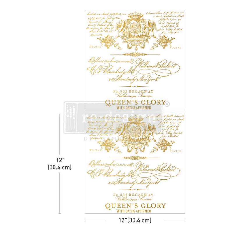 Queen's Glory. Redesign Maxi Transfers. 673987. Los mejores productos en L'aura Bella, tu tienda online