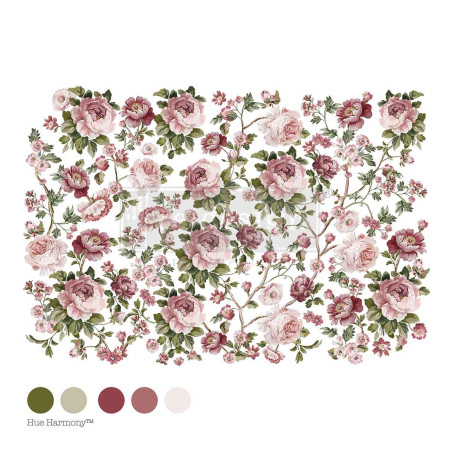 Blushing Blooms. Kacha Decor Transfers. 676315 Los mejores productos en L'aura Bella, tu tienda online