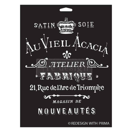 Satin Soie. Plantilla estarcido, Decor stencils Redesign. 675257. Los mejores productos en L'aura Bella tu tienda online