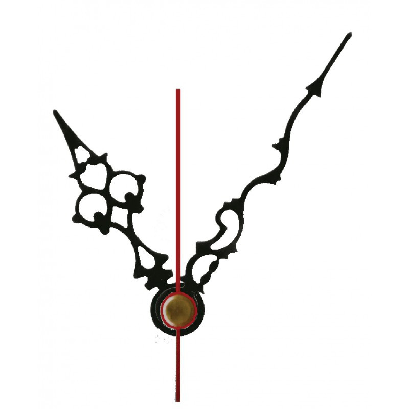 Agujas de reloj metálicas. Color Negro. 87mm y 120mm. Los mejores productos en L'aura Bella, tu tienda online