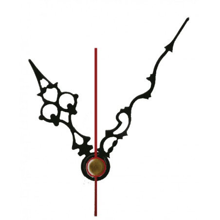 Agujas de reloj metálicas. Color Negro. 87mm y 120mm. Los mejores productos en L'aura Bella, tu tienda online