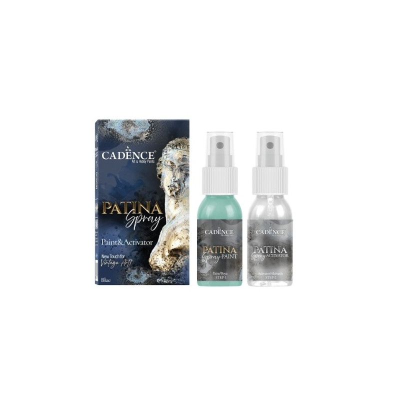 PATINA SPRAY 50+50ml - BLUE, azul. Cadence. 882637. Los mejores productos en L'aura Bella tu tienda online