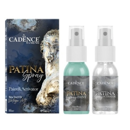 PATINA SPRAY 50+50ml - BLUE, azul. Cadence. 882637. Los mejores productos en L'aura Bella tu tienda online