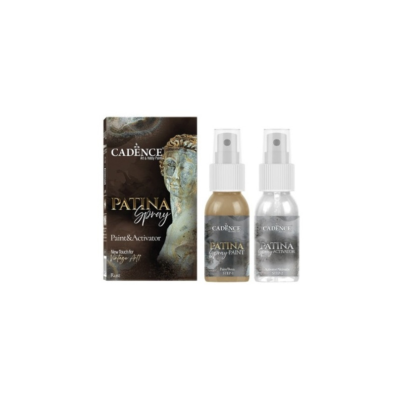 PATINA SPRAY 50+50ml - Rust, óxido. Cadence. 882638. Los mejores productos en L'aura Bella tu tienda online