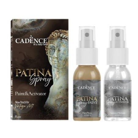 PATINA SPRAY 50+50ml - Rust, óxido. Cadence. 882638. Los mejores productos en L'aura Bella tu tienda online