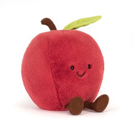 Amuseables Apple, Manzana Feliz. A4APL. Peluche Jellycat. Los mejores productos en L'aura Bella, tu tienda online