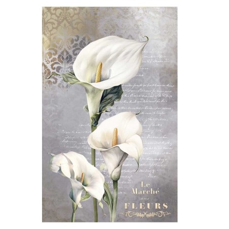 Papel de arroz Calas Lily IV. La vida en flores. PFY1274. Los mejores productos en L'aura Bella tu tienda online
