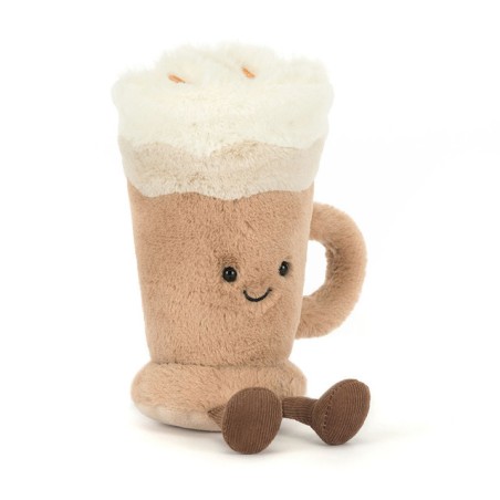 Amuseables Latte, café con leche feliz. A4LAT. Peluche Jellycat Los mejores productos en L'aura Bella, tu tienda online