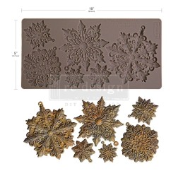 Frosted Snowflake Wonders. Molde. Redesign Decor Moulds.  677404. Los mejores productos en L'aura Bella, tu tienda online