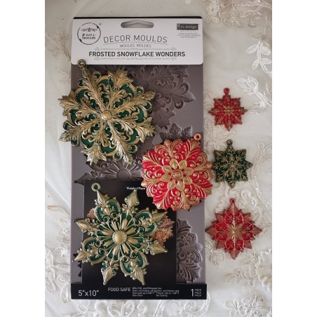 Frosted Snowflake Wonders. Molde. Redesign Decor Moulds.  677404. Los mejores productos en L'aura Bella, tu tienda online