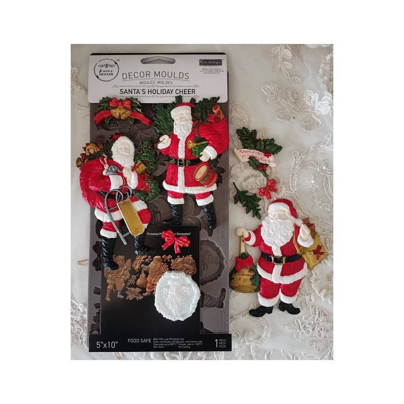 Santa's Holiday Cheer. Molde. Redesign Decor Moulds.  677640. Los mejores productos en L'aura Bella, tu tienda online