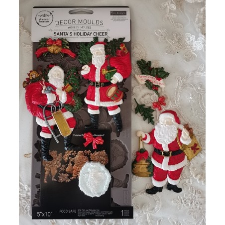 Santa's Holiday Cheer. Molde. Redesign Decor Moulds.  677640. Los mejores productos en L'aura Bella, tu tienda online