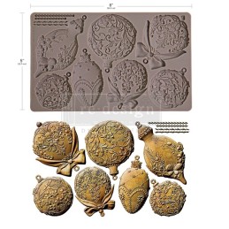 Molde Shimmering Holiday Ornaments. 677664. Decor Mould Redesign. Los mejores productos en L'aura Bella, tu tienda online