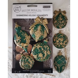 Molde Shimmering Holiday Ornaments. 677664. Decor Mould Redesign. Los mejores productos en L'aura Bella, tu tienda online
