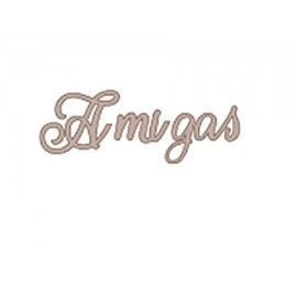 Amigas. Palabra decorativa...