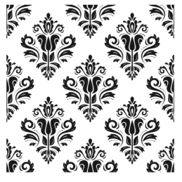 Plantilla stencil: Adamascado. Home Decor 45x45 cm. Cadence. HD076. Los mejores productos en L'aura Bella, tu tienda online