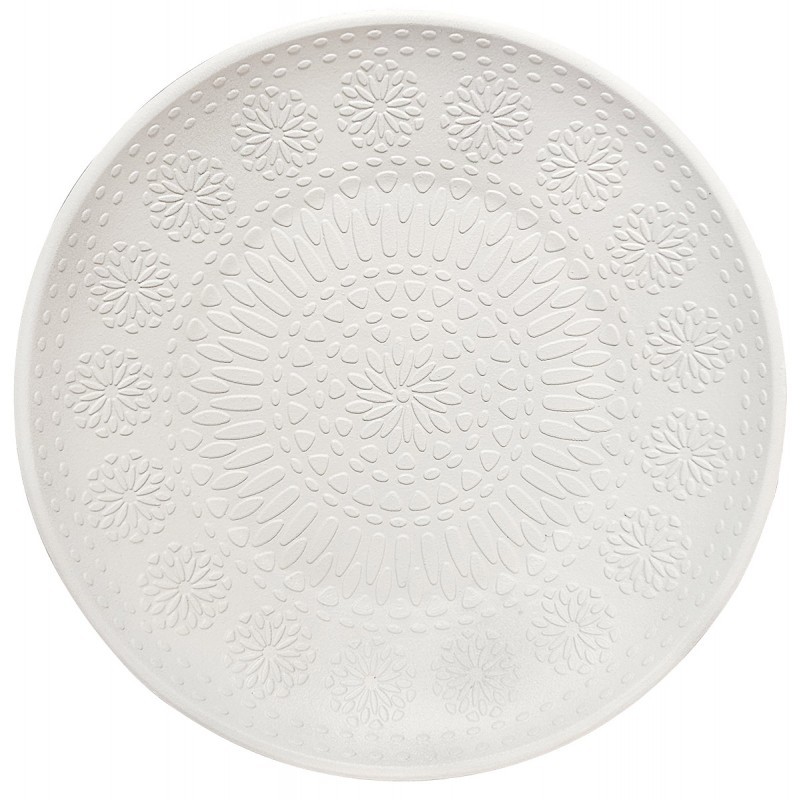 Plato con relieves. 40cm de diámetro. 3152. Cadence. Los mejores productos en L'aura Bella tu tienda online