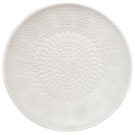 Plato con relieves. 40cm de diámetro. 3152. Cadence. Los mejores productos en L'aura Bella tu tienda online