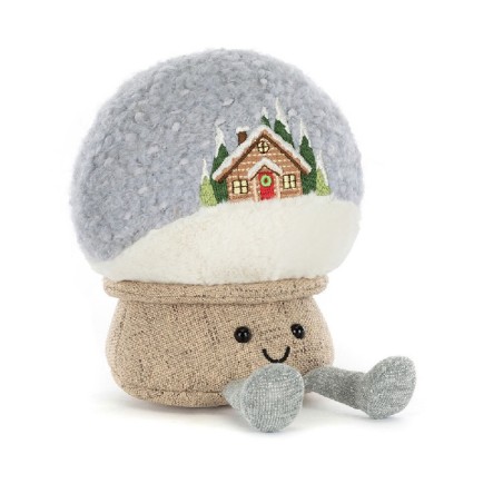Amuseables Snow Globe, Bola de Nieve Feliz. Peluche Jellycat. A4SG, Los mejores productos en L'aura Bella, tu tienda online