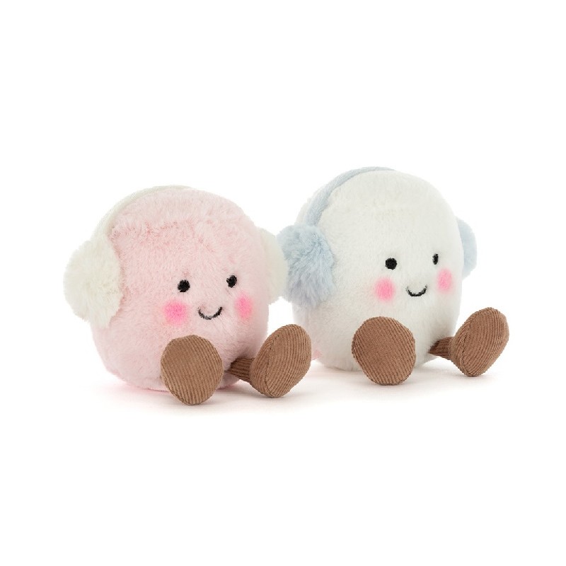 Amuseables Toastie Pink and White Marshmallows. Jellycat. A6MPWT. Los mejores productos en L'aura Bella, tu tienda online