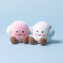 Amuseables Toastie Pink and White Marshmallows. Jellycat. A6MPWT. Los mejores productos en L'aura Bella, tu tienda online