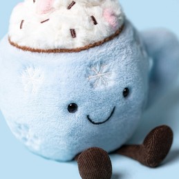 Amuseables Hot Chocolate with Marshmallows. Jellycat. A4HOTCM. Los mejores productos en L'aura Bella, tu tienda online