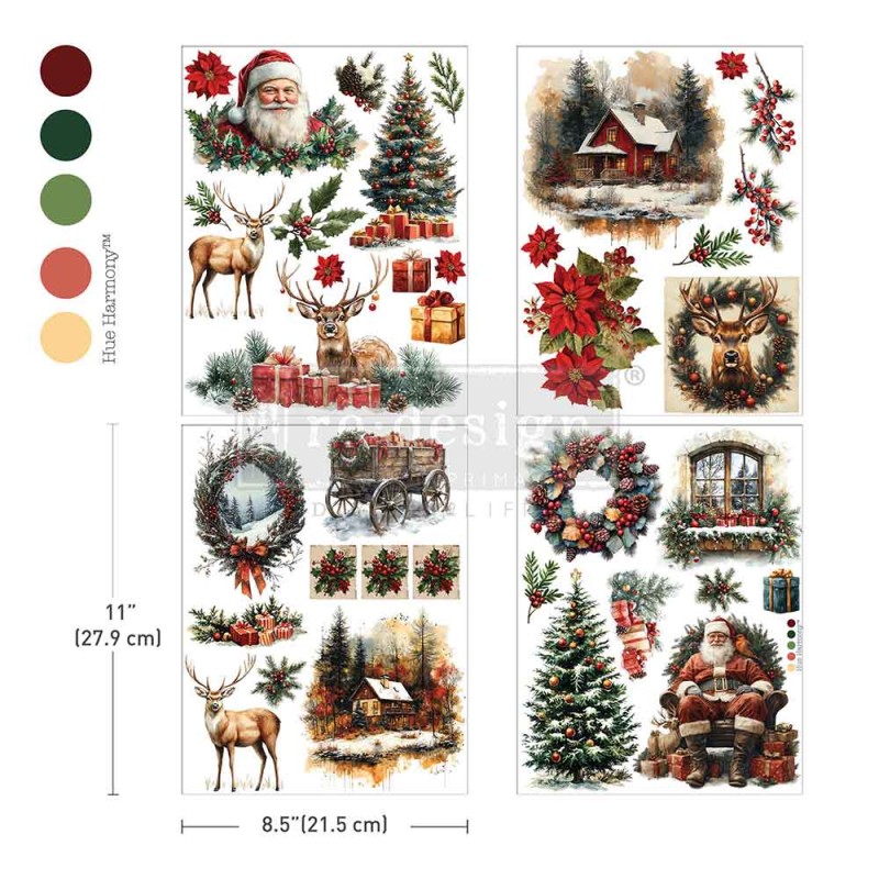 Yuletide Nostalgia. Middy Decor Transfer. 677992. Los mejores productos en L'aura Bella, tu tienda online