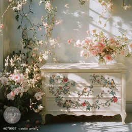 Rosette Aviary. 679927. Redesign Decor Transfers. Los mejores productos en L'aura Bella, tu tienda online