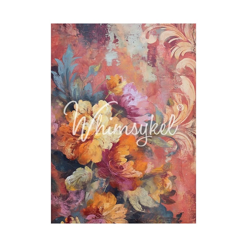 Blooming Alchemy. Papel Tissue para Decoupage. Whimsykel Designs. Los mejores productos en L'aura Bella, tu tienda online.