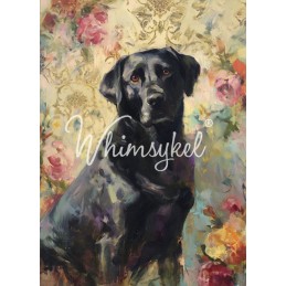Black Lab. Papel Tissue para Decoupage. Whimsykel Designs. Los mejores productos en L'aura Bella, tu tienda online.