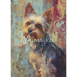 Yorkshire Terrier. Papel Tissue para Decoupage. Whimsykel Designs. Los mejores productos en L'aura Bella, tu tienda online.