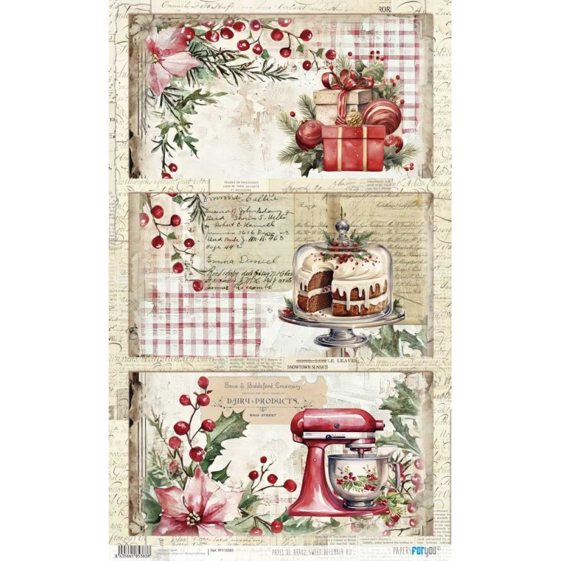 Papel de arroz Sweet December VII. PFY15383. Los mejores productos en L'aura Bella tu tienda online