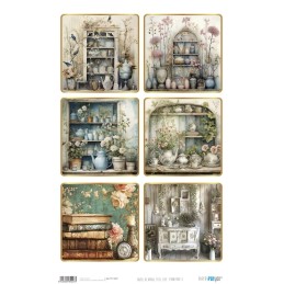 Papel de arroz Still Life: Furniture II. PFY15247. Los mejores productos en L'aura Bella tu tienda online