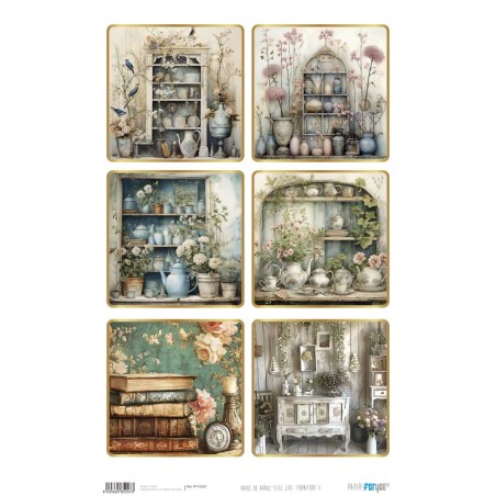 Papel de arroz Still Life: Furniture II. PFY15247. Los mejores productos en L'aura Bella tu tienda online