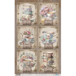 Papel de arroz Home & Decor Tea VI. PFY13654. Los mejores productos en L'aura Bella tu tienda online