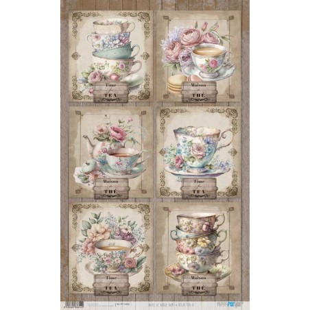 Papel de arroz Home & Decor Tea VI. PFY13654. Los mejores productos en L'aura Bella tu tienda online