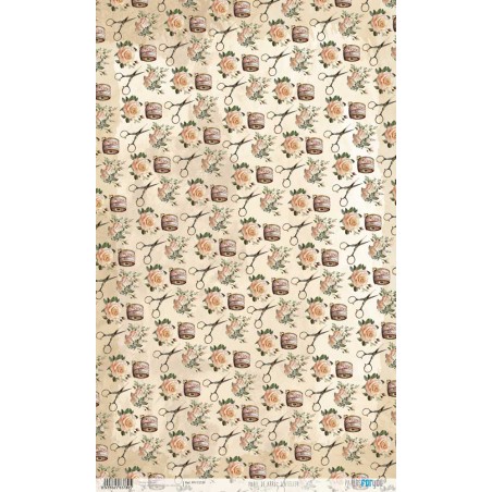 Papel de arroz L'Atelier, costura. PFY13739. Los mejores productos en L'aura Bella tu tienda online
