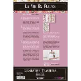 Borders. Decorative Transfers 20x30cm 8″x 12″. 3 Hojas. PFY-14634. Los mejores productos en L'aura Bella, tu tienda online