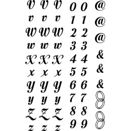 Abecedary. Decorative Transfers 20x30cm 8″x 12″. 3 Hojas. PFY-15234. Los mejores productos en L'aura Bella, tu tienda online