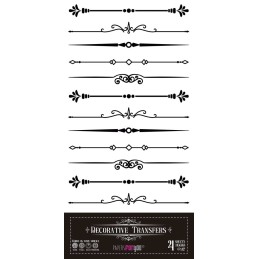 Baroque Borders. Decorative Transfers 15x30cm 6″x 12″. PFY-15236. Los mejores productos en L'aura Bella, tu tienda online