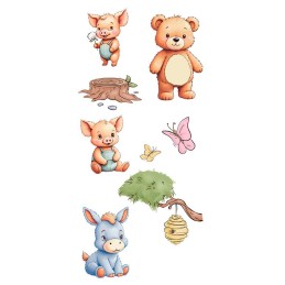 Happy Birthday. Decorative Transfers 15x30cm 6″x 12″. PFY-15229. Los mejores productos en L'aura Bella, tu tienda online