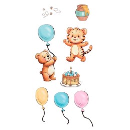 Happy Birthday. Decorative Transfers 15x30cm 6″x 12″. PFY-15229. Los mejores productos en L'aura Bella, tu tienda online