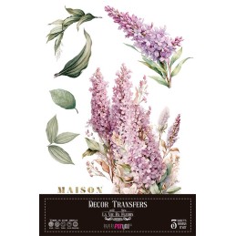 Lilacs. Decorative Transfers 20x30cm 8″x 12″. 3 Hojas. PFY-14811. Los mejores productos en L'aura Bella, tu tienda online