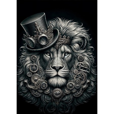 Leonardo Lion. Papel Decoupage Mint by Michelle. A1. Los mejores productos en L'aura Bella, tu tienda online