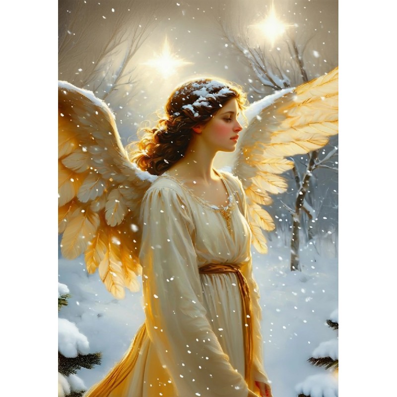 Christmas Angel. Papel Decoupage Mint by Michelle. A1. Los mejores productos en L'aura Bella, tu tienda online